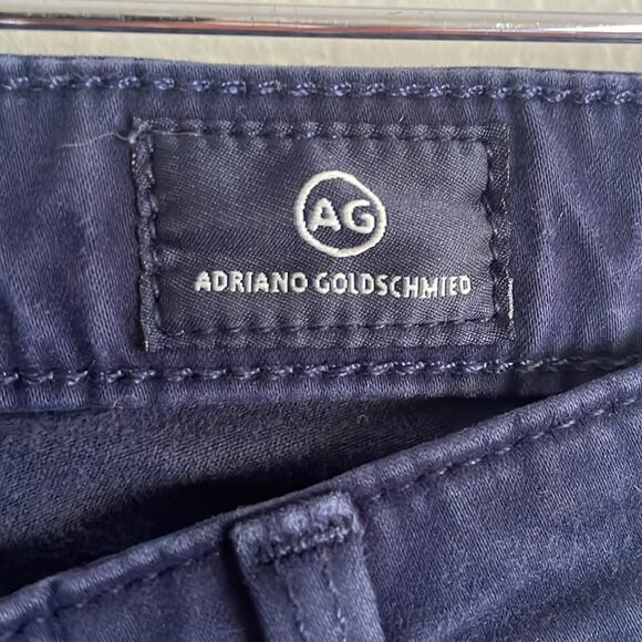 AG Adriano Goldschmied Stevie Ankle Blue Pants Slim Straight 24R Y2K - Picture 4 of 7
